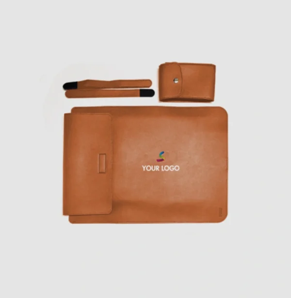 Terminal Leatherette Laptop Sleeve with Mousepad